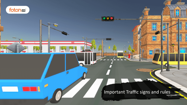 Virtual tour 1 Important Traffic signs and rules