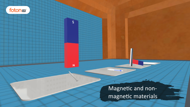 Virtual tour 2 Magnetic and non-magnetic materials