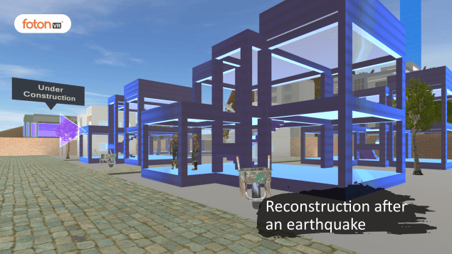 Virtual tour 3 Reconstruction after an earthquake