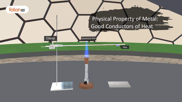 Virtual tour 1 Physical Property of Metal Good Conductors of Heat