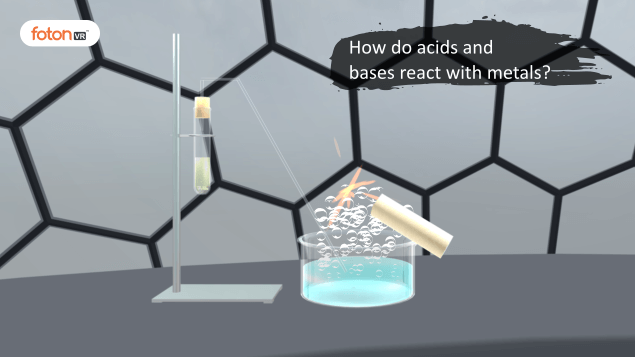 Virtual tour 2 How do acid and bases react with metals