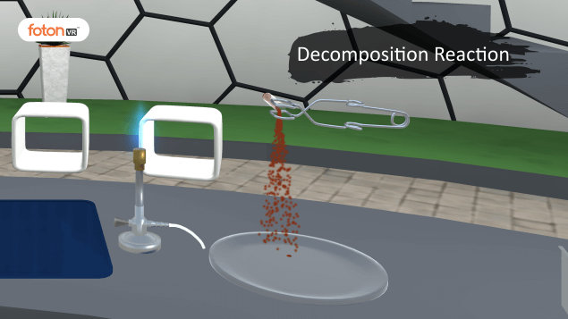 Virtual tour 3 Decomposition reaction