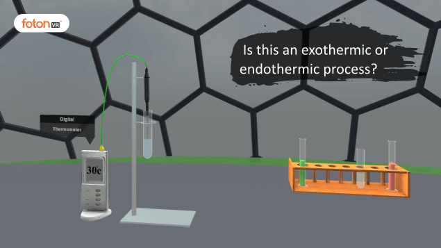 Virtual tour 8 Is this an exothermic or endothermic process