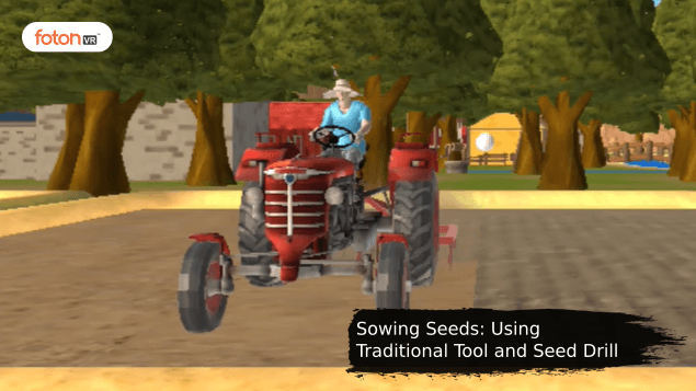 Virtual tour 2 Sowing Seeds Using Traditional Tool and Seed Drill