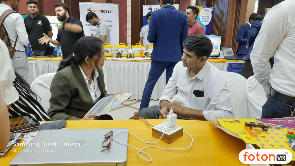  fotonVR exhibited in eduskills tech expo by GCCI